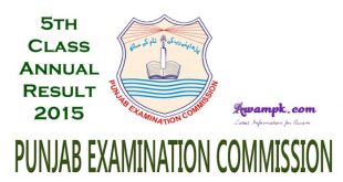 5th class result 2015