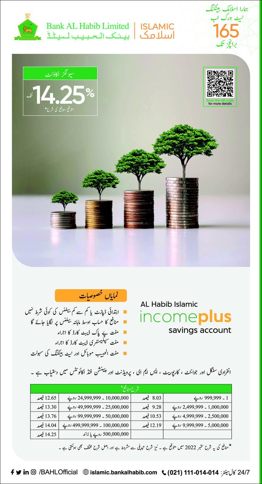 Al Habib Islamic Income Plus Saving Account