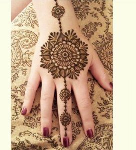 Chand Raat Mehandi designs for hands & fingers