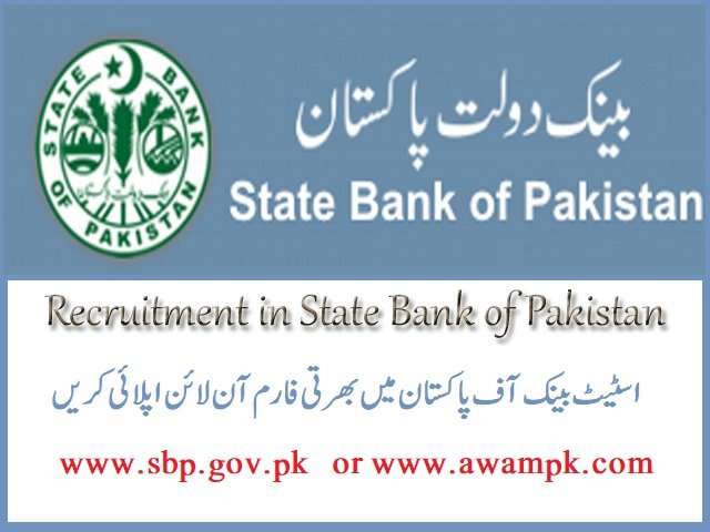 State Bank of Pakistan (SBP) Jobs 2019