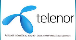 TELENOR INTERNET PACKAGES DAILY, 3-DAYS WEEKLY AND MONTHLY