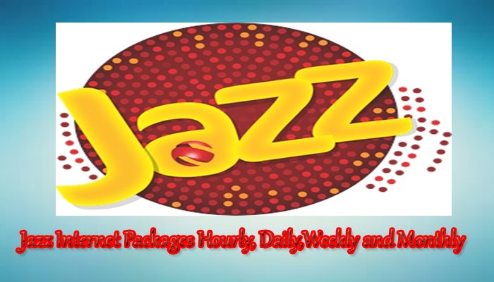 Jazz Internet Packages Hourly, Daily, weekly and monthly offer 2020