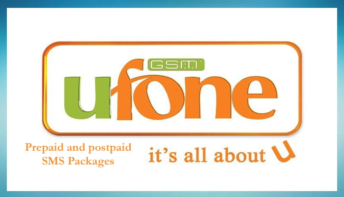 Ufone SMS Packages Hourly, Daily , Weekly and Monthly offer Prepaid and Postpaid 2023