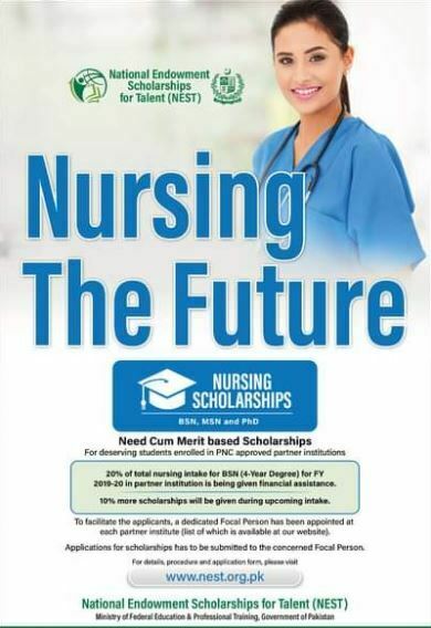 National Endowment Scholarships for Talent (NEST) Nursing Scholarships 2022
