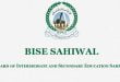 Bise Sahiwal Board 9th Class Annual Exams Result 2022