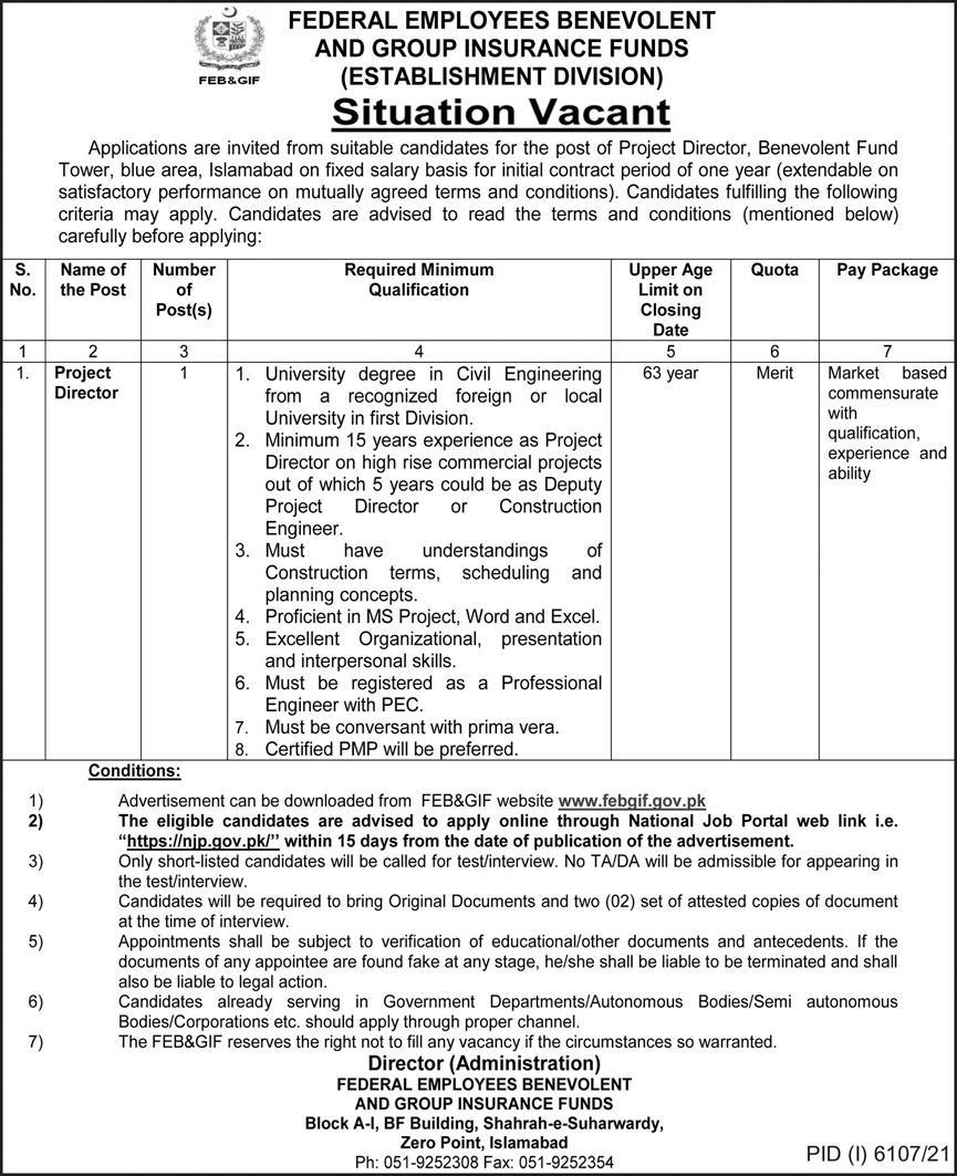 Federal Employees Benevolent and Group Insurance Funds Jobs 2022