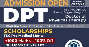 BIMS DOCTOR OF PHYSICAL THERAPY ADMISSION 2023
