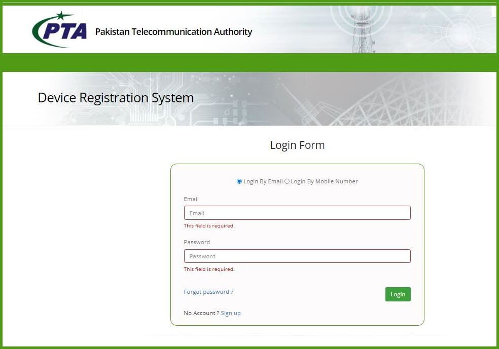 How to Pay PTA Mobile Registration Tax in Pakistan