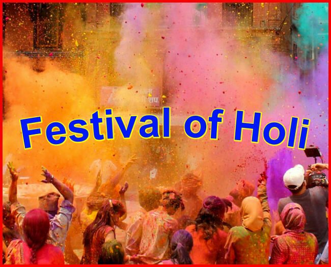 Hindu community will celebrate Holi on 17th March 2022