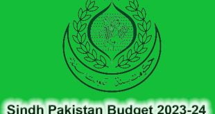 Sindh Pakistan Budget 2023-24