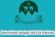 Balochistan Budget 2023-24 Pakistan