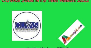 CUVAS Jobs NTS Test Result 2022