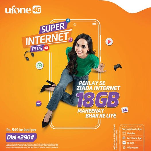 Ufone Super Internet Plus Offer 2022