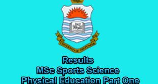 PU M.Sc Result 2023 By Roll Number