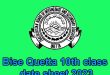 Bise Quetta 10th class date sheet 2023