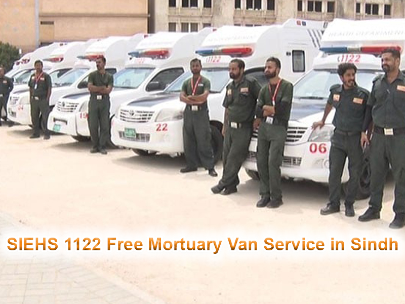 SIEHS 1122 Free Mortuary Van Service in Sindh