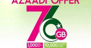 Zong Azadi offer 2023