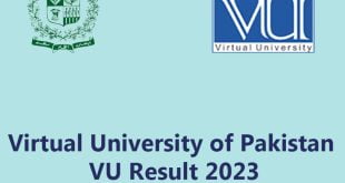 Virtual University of Pakistan (VU) Result 2023