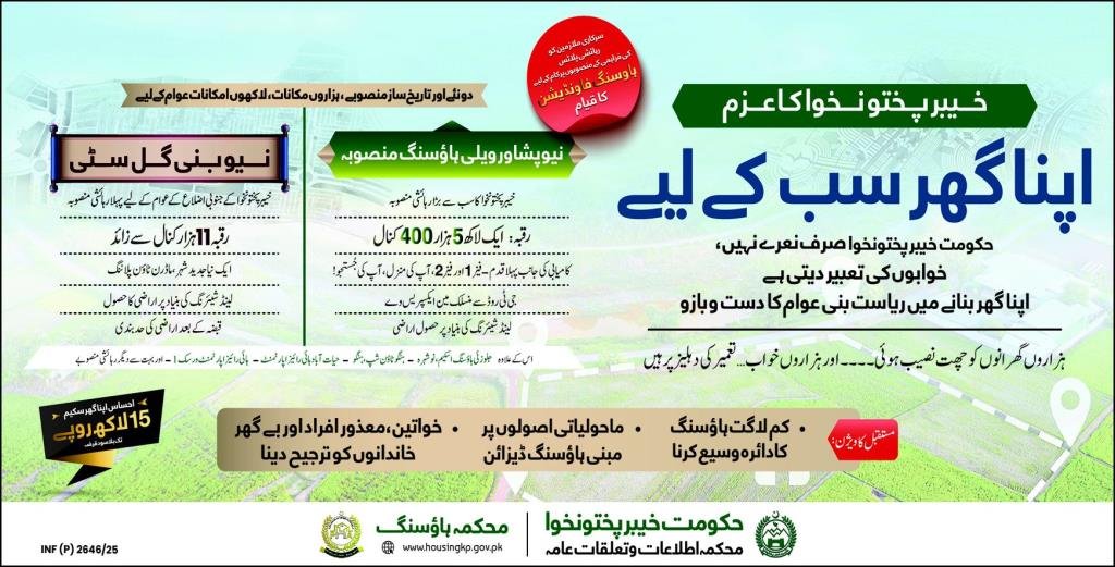 Ehsaas Apna Ghar Scheme 2025:Apply Online For Loan