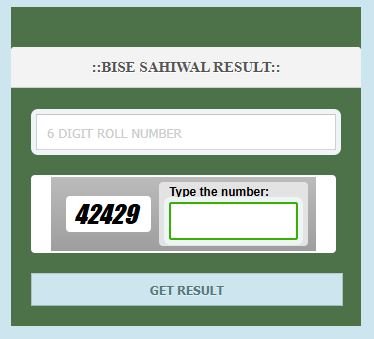 BISE Sahiwal Matric Result 2025: Check Your Result Online by Roll Number