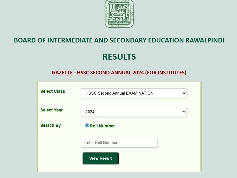 BISE Rawalpindi Matric Result 2025: Check result with Roll number
