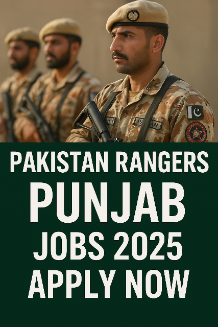 Pakistan Rangers Punjab Jobs 2025: Apply Online